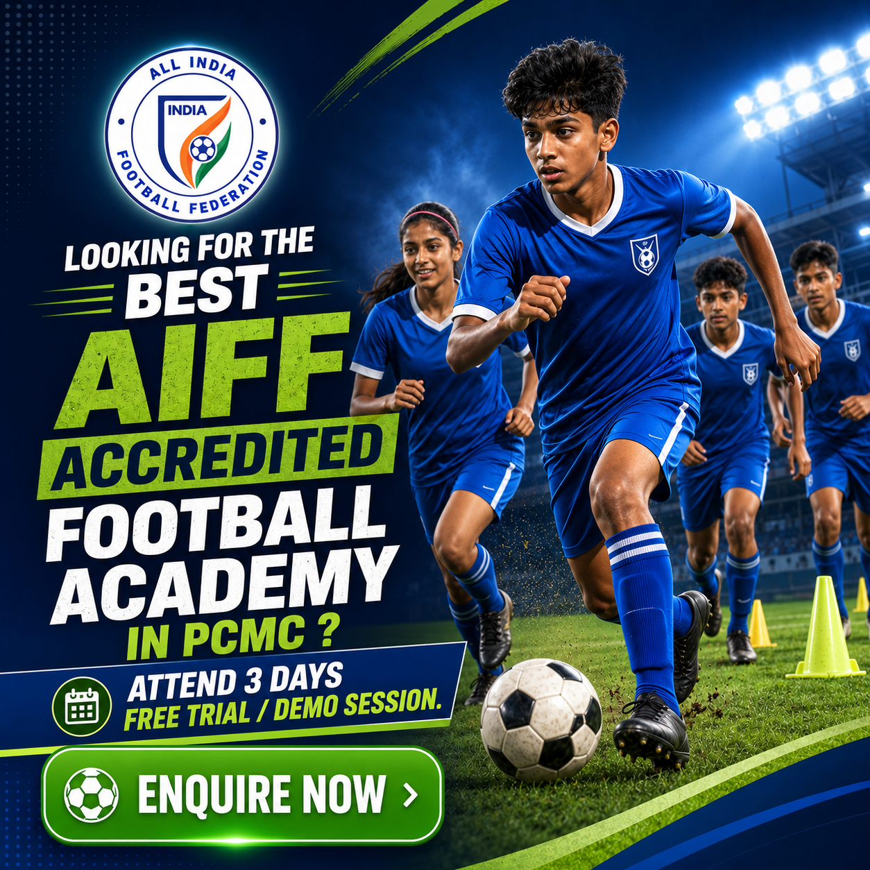 AIFF registered football academy in PCMC