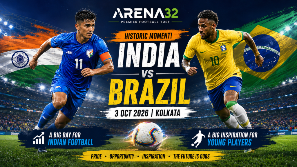 India to face brazil in historic football friendly