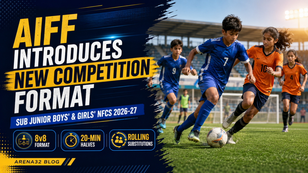 Aiff introduces new 8v8 format for sub junior boys & girls nfc 2026-27