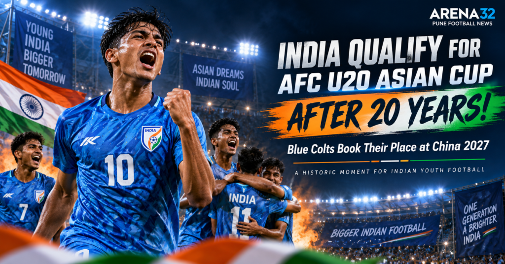 India qualify for afc u20 asian cup after 20 years: a historic moment for indian youth football